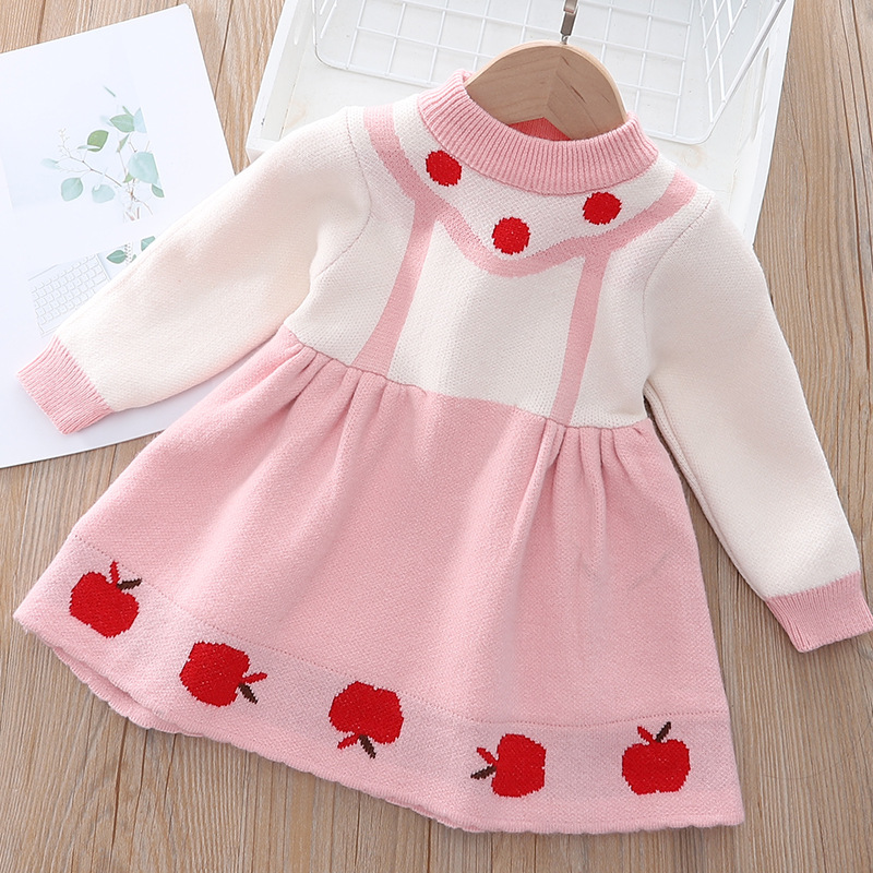 Tendenza gonna per bambola in maglione di peluche Biancaneve per ragazze inverno 2021 nuova dolce edizione coreana_voghion.com