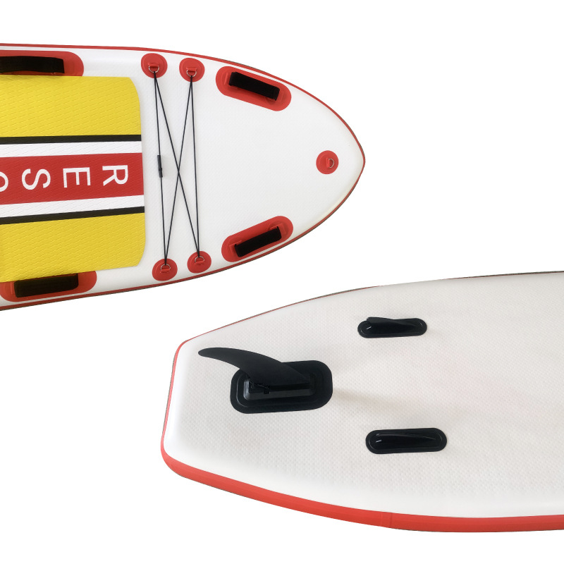 Rescue Board, Air Cushion, Outdoor Inflatable Surfboard, Water Board, Floating Board, Waterproof Rowing Boat, Inflatable Non-Powered Anti-Slip Board