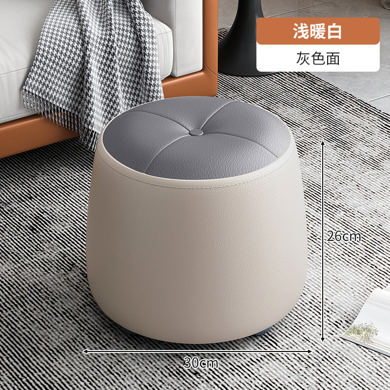 Taburete para cambiar zapatos en la puerta de entrada