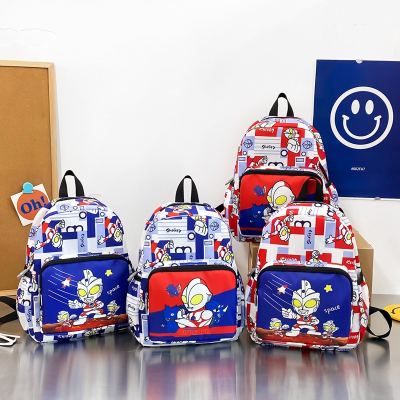 Children's Bag 2024 New Altman 3-5-7 Years Old Water-repellent Nylon Cloth Children's Cartoon Casual Backpack