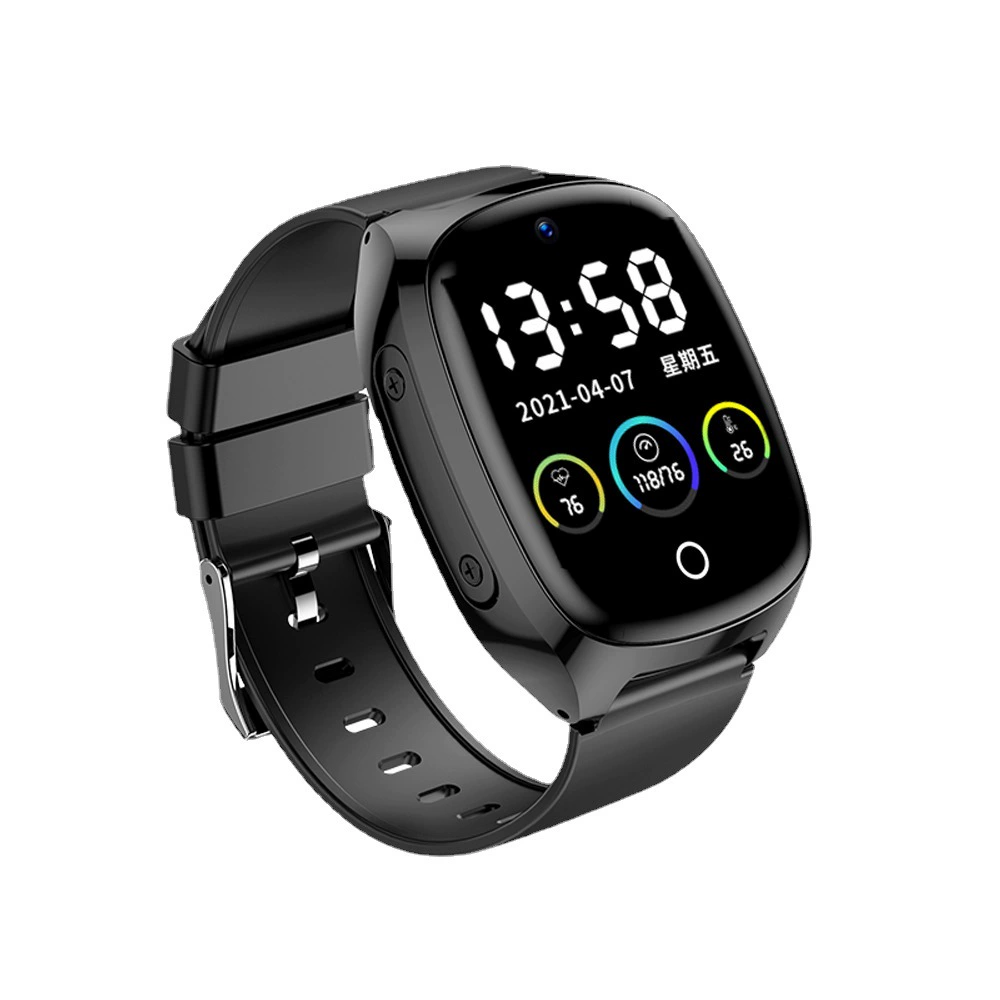 GPS NetCom 4G позиционирование часы удаленный двусторонний Видеозвонок браслет пульса артериальное давление Обнаружение температуры тела