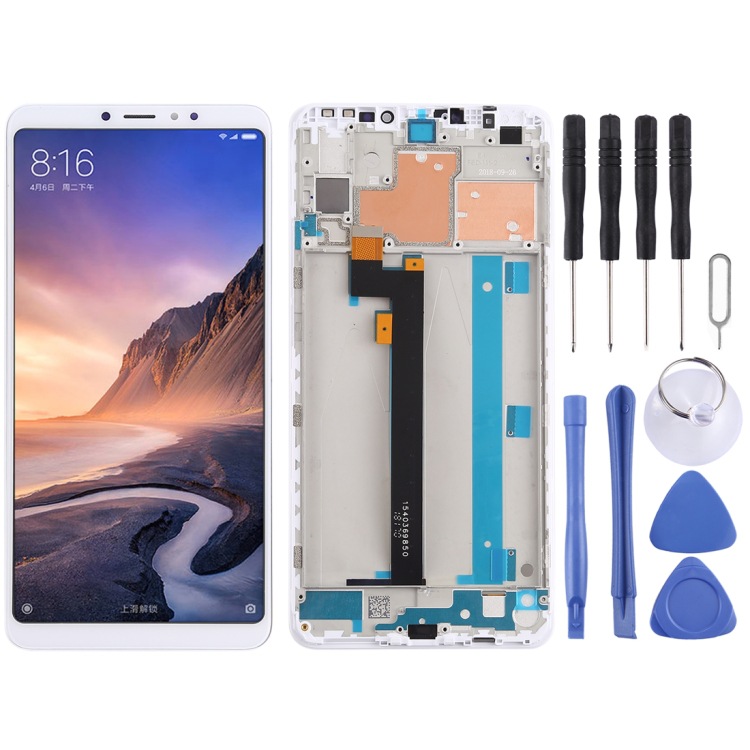 Para Xiaomi Mi Max 3 TFT material LCD conjunto táctil con marco