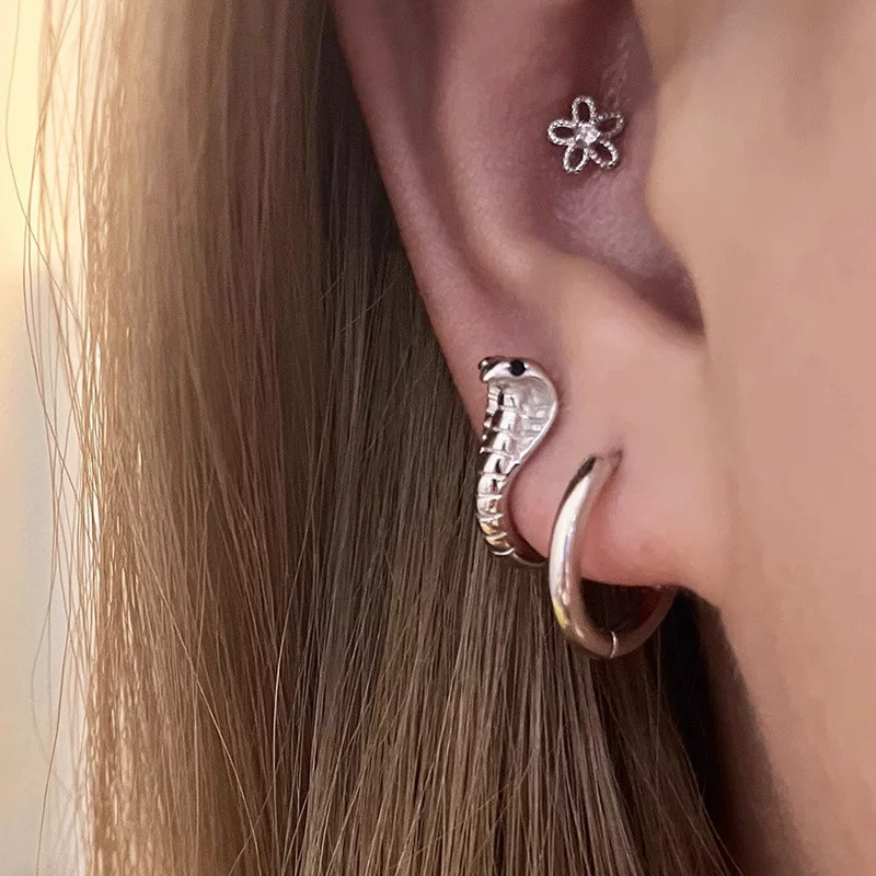 Гибкие очки, серьги- hoops?