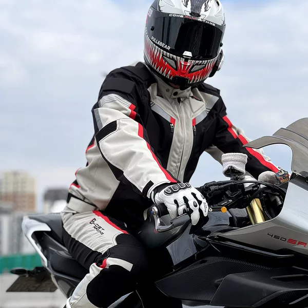 Four-Season Cycling Clothing, Motorcycle Racing Clothing, Anti-Fall, Waterproof, Warm and Windproof Motorcycle Clothing, Rider Equipment, Casual Suit