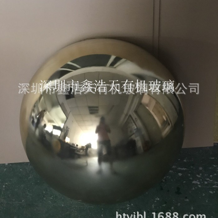 亚克力材质不锈钢金属颜色广角金色镜面球半球 亚克力半球泡泡镜