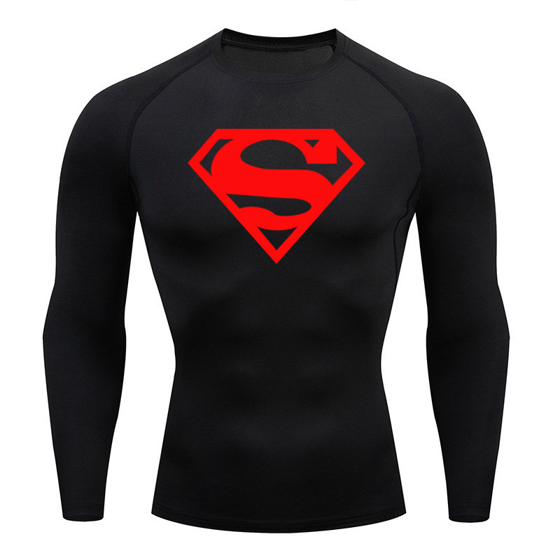Men's Winter First-Layer Long-Sleeve Shirt Gym Running T-Shirt Top Sports Thermal Underwear Top for Warmth