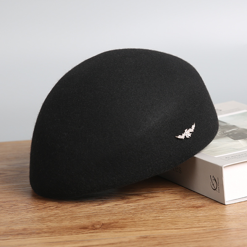 Uldbaret til kvinder elegant vinterhue stilfuldt efterårsudstyr_voghion.com