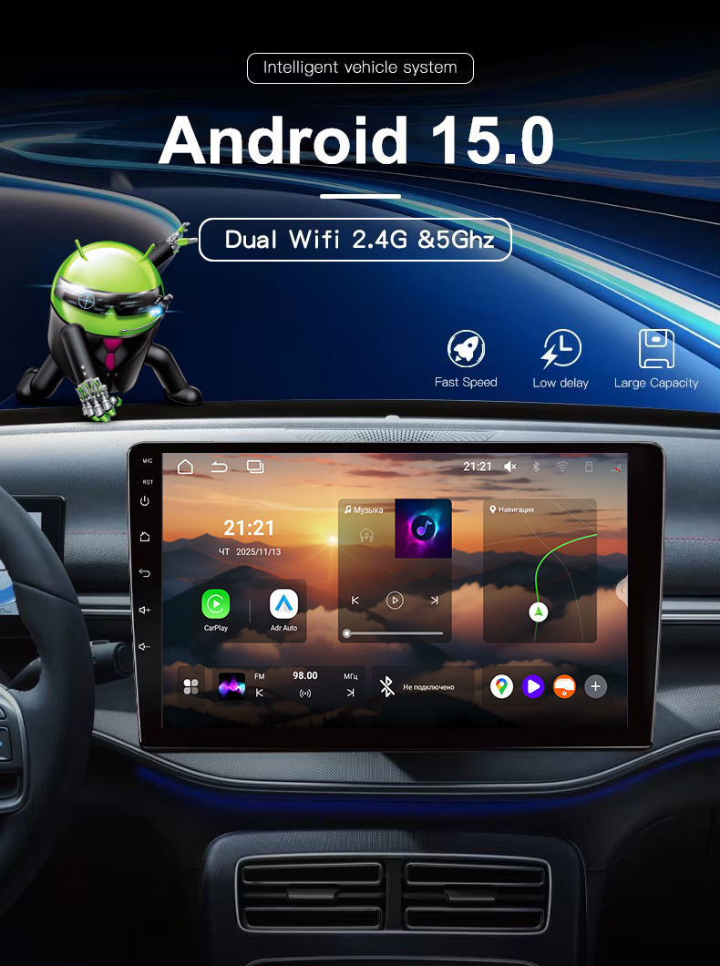Cross-border applicable Lada Granta 2018-2019 car multimedia Bluetooth rear view Carplay navigation