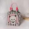 Cute bear cub with buckle bag