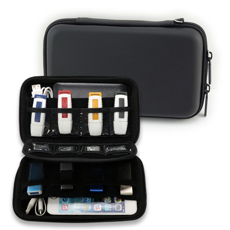 En stock bolsa de máquina de juego PSP EVA paquete de energía de disco duro móvil U disco U escudo cable de datos accesorios digitales bolsa de almacenamiento