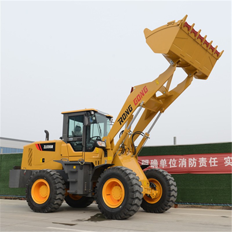 多功能加长臂四驱装载机工程运输铲粮食小铲车 轻松铲卸 一机多用