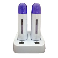 跨境双座蜡块热融机脱毛蜡条融蜡器脱毛蜡机器蜡豆加热蜡疗机美容