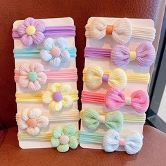 子供の髪のひものかわいい蝶結びの髪の輪の小さい女の子の髪のひもの高い弾力性の丈夫な髪のゴムの卸売り