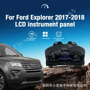 Applicable to 2017-2018 Ford Explorer upgrade to full LCD dashboard 12.3inch Multiple UI odometer