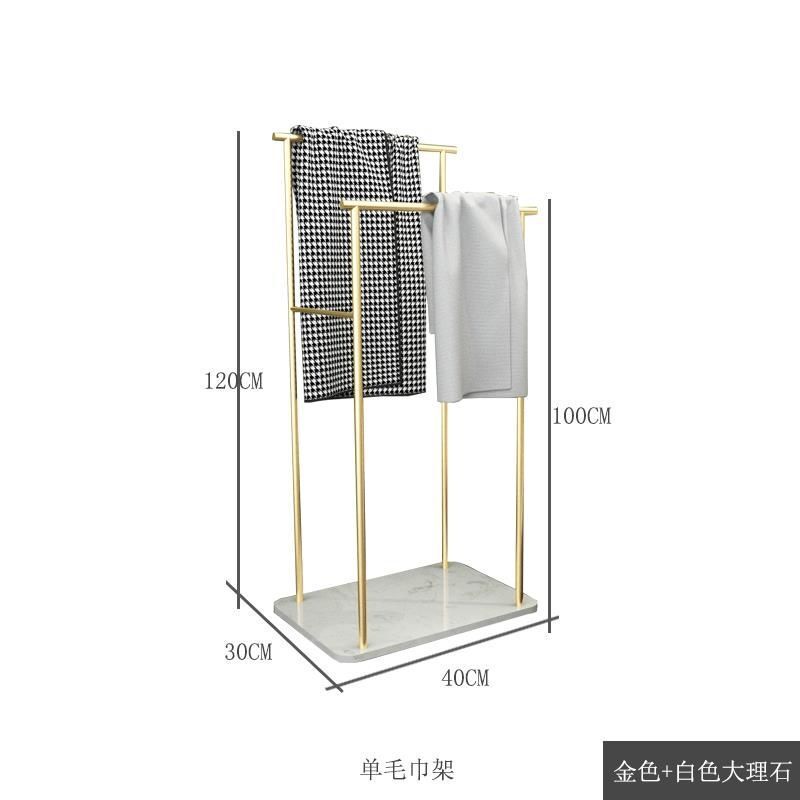 ライト高級北欧タオルラック床置き洗面台家庭用大理石バスルーム収納ラックバスルーム収納バスタオルラック|undefined