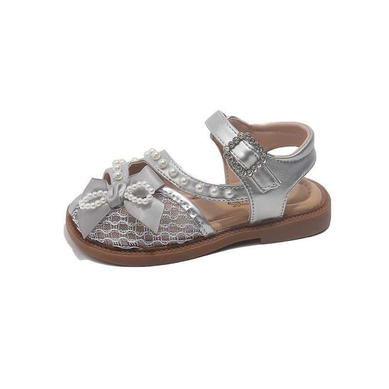 2026 verano nuevo bebé zapatos de arco de malla princesa zapatos romanos antideslizantes image 6