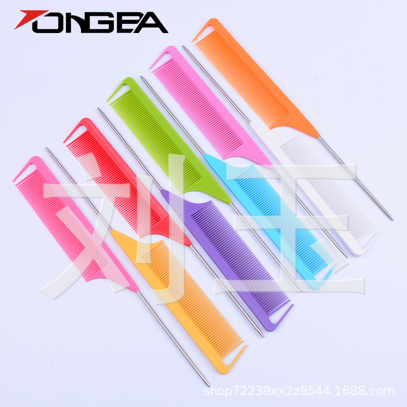 Foreign trade explosions hairdressing comb plastic hair comb photo studio makeup styling comb hair stylist special barber shop tools