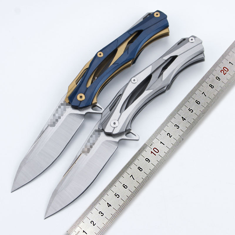 新版钢铁侠户外小刀 野外工具 随身防身求生折叠刀 变形金刚2代