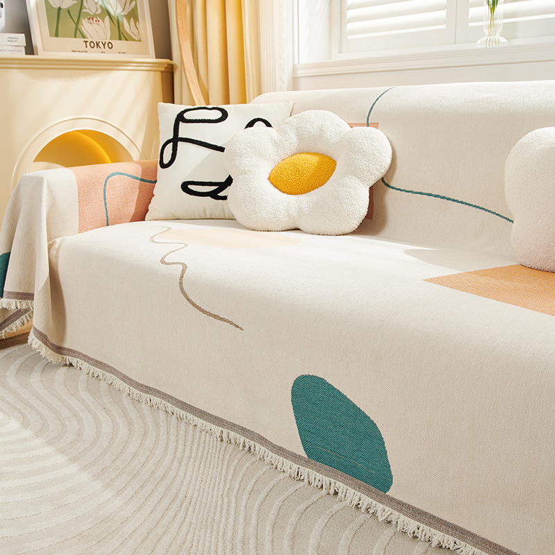Nordic anti-rasguño gato sofá toalla cubierta sofá cubierta completa tela antideslizante cubierta estera Four Seasons universal Manta