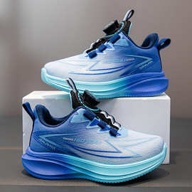 男童运动鞋透气儿童休闲鞋春秋季新款网面防滑软底男孩潮流跑步鞋