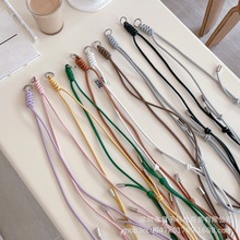 斜挎挂绳皮质挂绳牛皮绳包包带手机壳DIY配饰单独链子挂绳ins女款