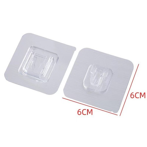 Waterproof parent-child door hooks strong adhesive back wall hanging load-bearing glue no drilling wall-mounted invisible hook