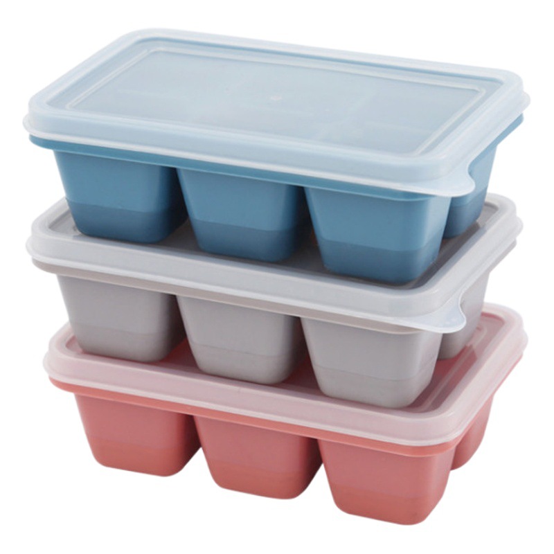 Cubo de hielo Caja de hielo congelado molde congelado congelador rápido hogar refrigerador casero Internet celebridad caja de hielo congelado con tapa