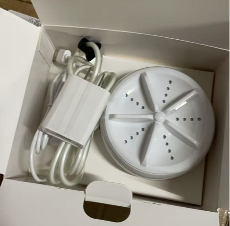 Transfronteriza multifuncional turbina lavadora mini portátil doble turbina viaje de negocios casa alquiler automático calcetines lavadora