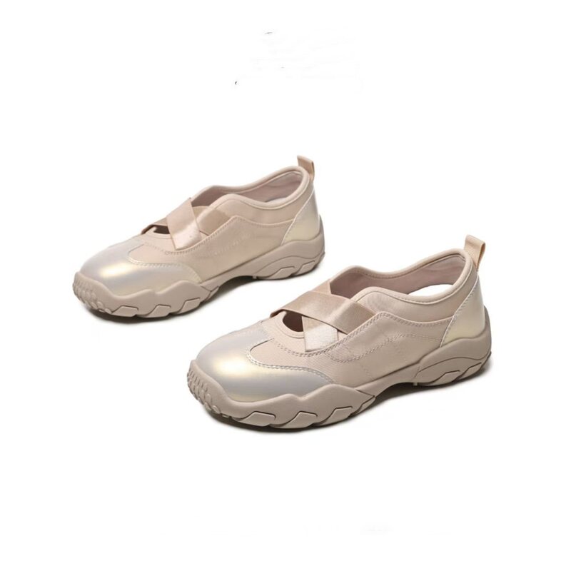 Mary Jane Ballet-Style Trainers 2026 New Model Thick-Soled Wear-Resistant Lightweight Slip-On High-Appearance Sports Shoes for Women Mary Jane Ballet-Style Trainers 2026 New Model Thick-Soled Wear-Resistant Lightweight Slip-On High-Appearance Sports Shoes for Women