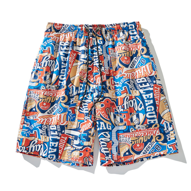 Men's Pure Cotton Shorts Summer Thin Home Pants Summer Cool Beach Pants Loose Casual Pants Home Pajamas