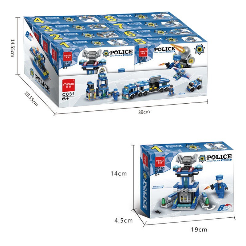 Libre de envío compatible con los bloques de construcción Gao Aoling Termana Belle Puzzle juguetes para niños caja ciega al por mayor