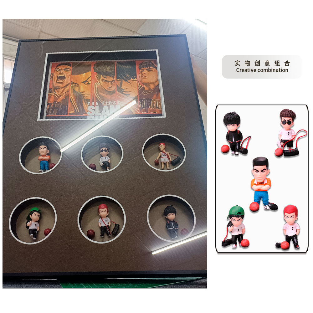 Slam Dunk real hecho a mano pintura decorativa Cherry Blossom Road salón dormitorio pasillo mural tridimensional