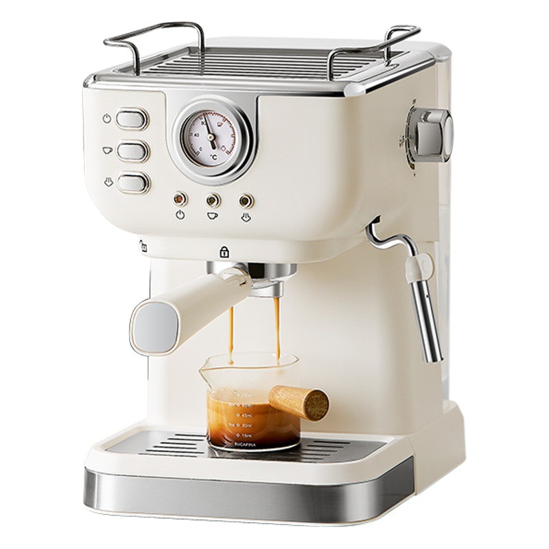 Cross-border dedicated coffee machine Italian semi-automatic home office high-pressure concentrated steam milk foam coffee pot
