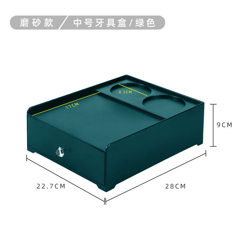 Caja de consumo de ABS de hotel de cinco estrellas, caja de almacenamiento de cepillo de dientes, caja de artículos de tocador, caja de almacenamiento de aparatos dentales de hotel