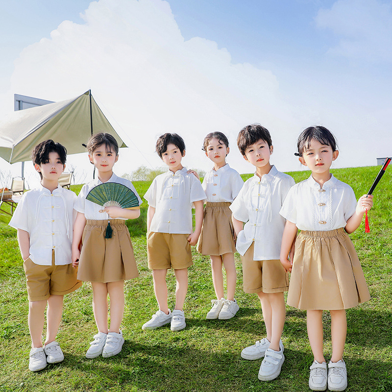 幼兒園園服班服運動風兒童班服運動服夏季件套秋季小學生校服套裝