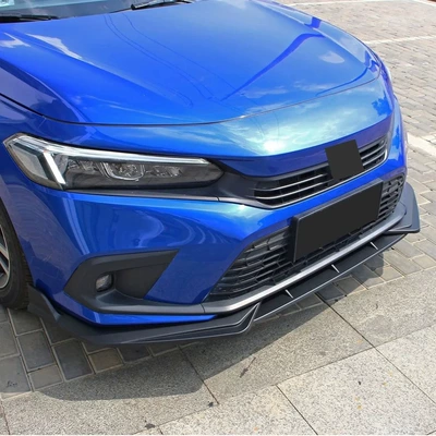 Sedan Front Spoiler, Three-Section Perforated | Spoiler