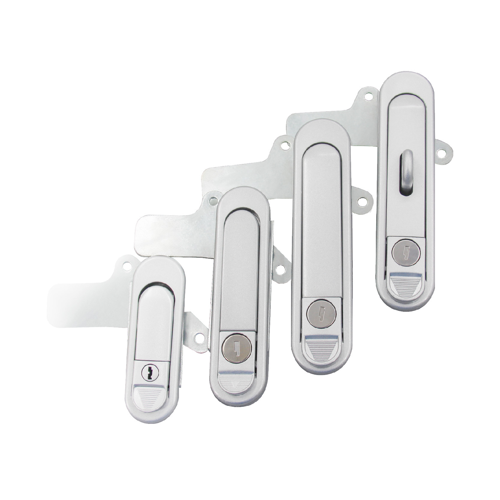 Cerradura Plana para Gabinete Eléctrico AB301-1 302-1 AB303-1 de Aleación de Aluminio