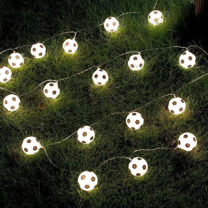 Moda Fútbol El Plastico Interior Luces De Cadena 1 Pieza display picture 2