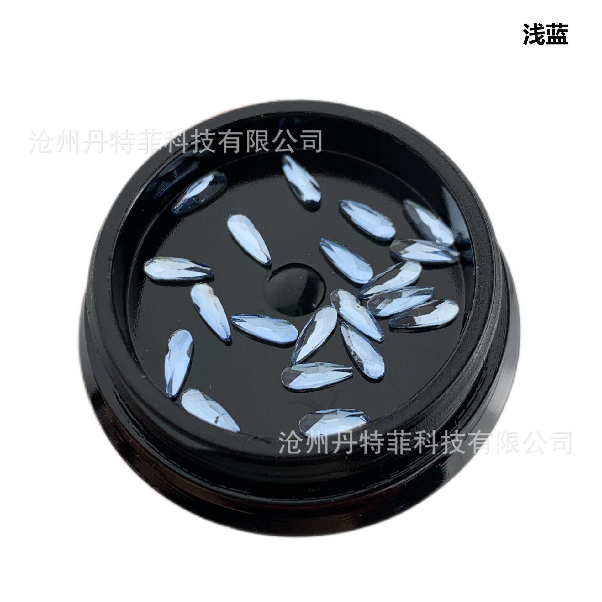 Productos de comercio exterior 2.6 * 8mm dientes de goteo de agua a granel dientes de dientes de dientes de dientes de semillas de melón goteo de agua bolsa de taladro inferior plano