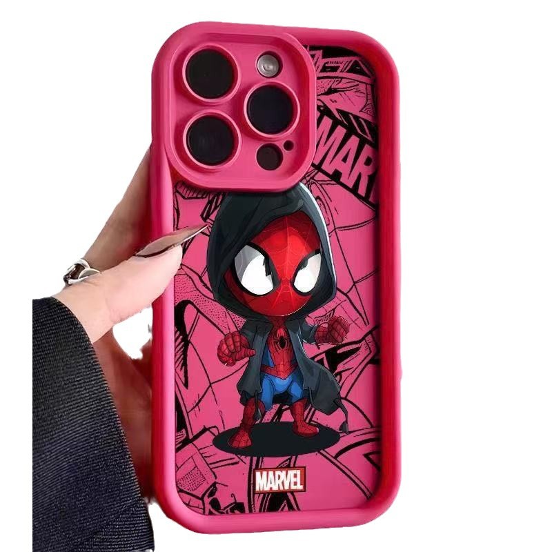 Funda para teléfono iphone16pro para pareja Apple 15 anti-caída 14 dibujos animados 13promax nuevo 12x Europa y América