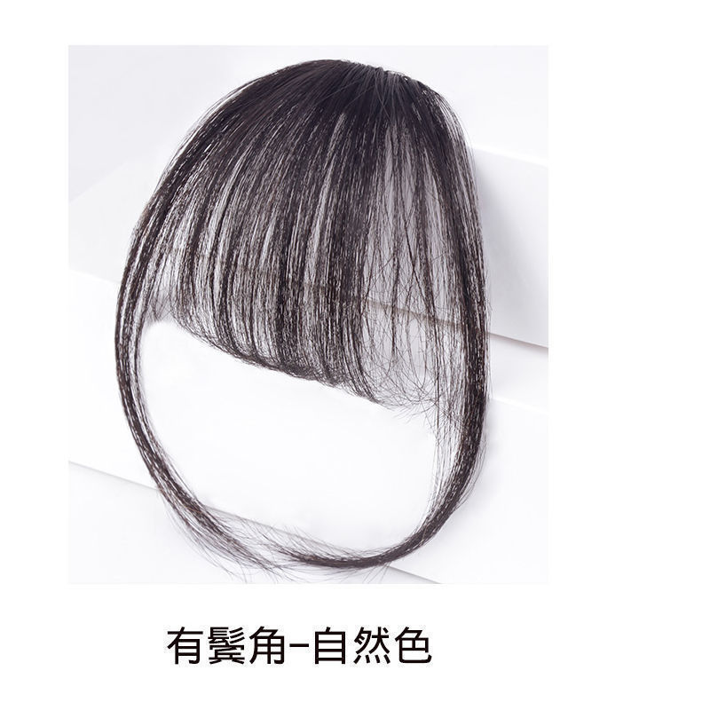 Xuchang peluca flequillo mini flequillo de aire flequillo falso flequillo inconsútil realista de las mujeres pedazo de pelo falso al por mayor