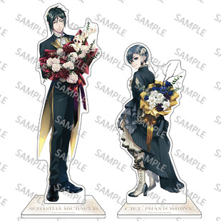 Black Deacon anime peripheral acrylic standing brand in stock Charles saibath