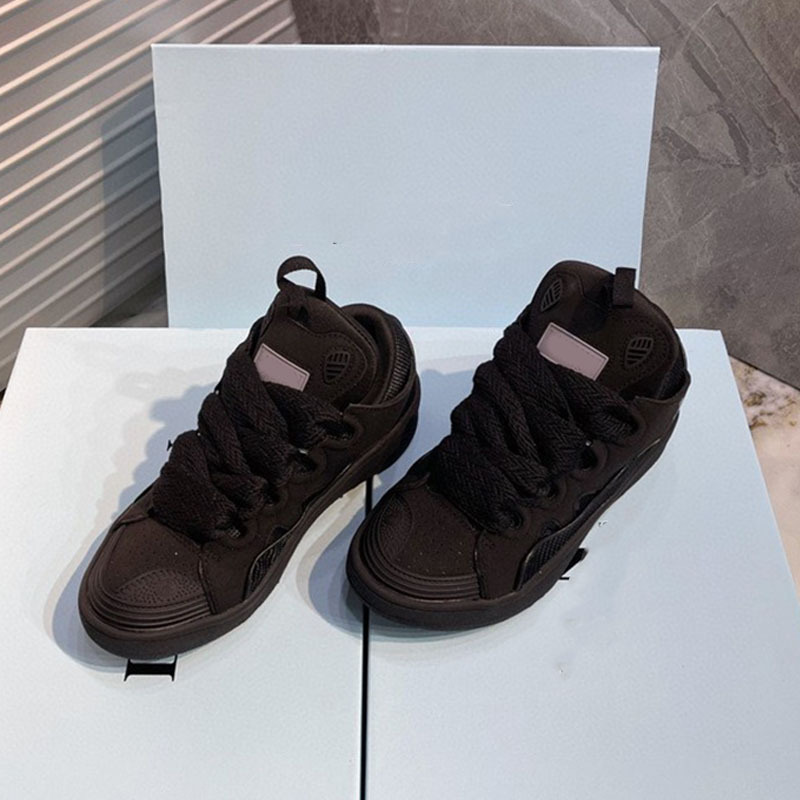 Langfan Splash-tinta zapatos de pan de tinta gruesa a juego de color alemán zapatos de entrenamiento par zapatos blancos de los hombres y las mujeres zapatos de skate para correr