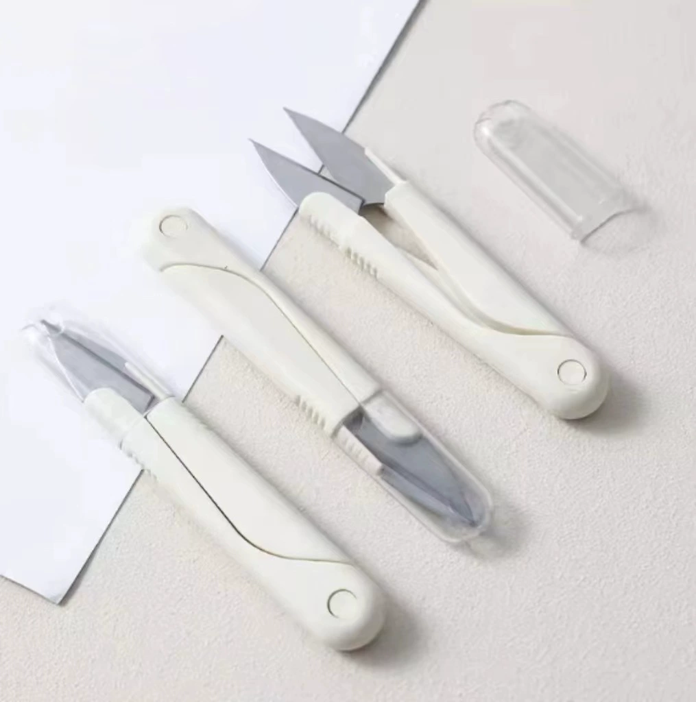 Крестовые нитки scissors производитель оптовый U-образный резак для ниток портной резак для рыболовной нити защитный пояс чехол капюшон повседневные маленькие scissors