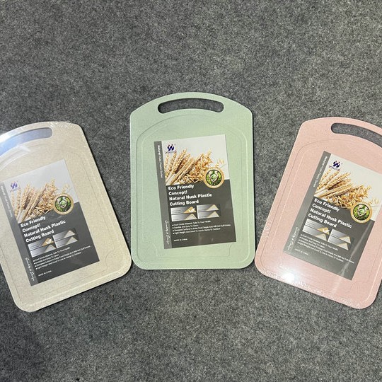Trigo de Yiwu redondo colgable tablero de corte de verduras tablero de corte de frutas tablero de verduras de doble cara cocina doméstica image 16