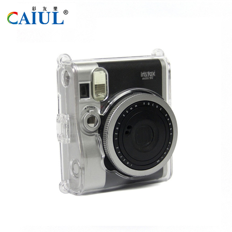 Suitable for Fuji Instax Mini90 Crystal Protective Case, Transparent Fitted Case for Instant Camera, Cordless Suitable for Fuji Instax Mini90 Crystal Protective Case, Transparent Fitted Case for Instant Camera, Cordless