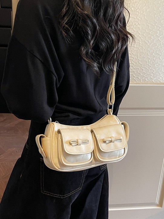 Bolso de verano de moda de mujer de hombro brazo de moda 2026 nuevo nicho de diseño de mujer lujosa bolsa de mochila