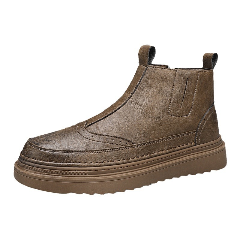 D4238 1070K BOOT CỔ THẤP NAM LAXCEIA MÙA XUÂN THU ĐÔNG PHỤC CỔ CỔ ĐIỂN ĐẾ CAO GIÀY DÉP NAM G03 SẢN PHẨM MỚI