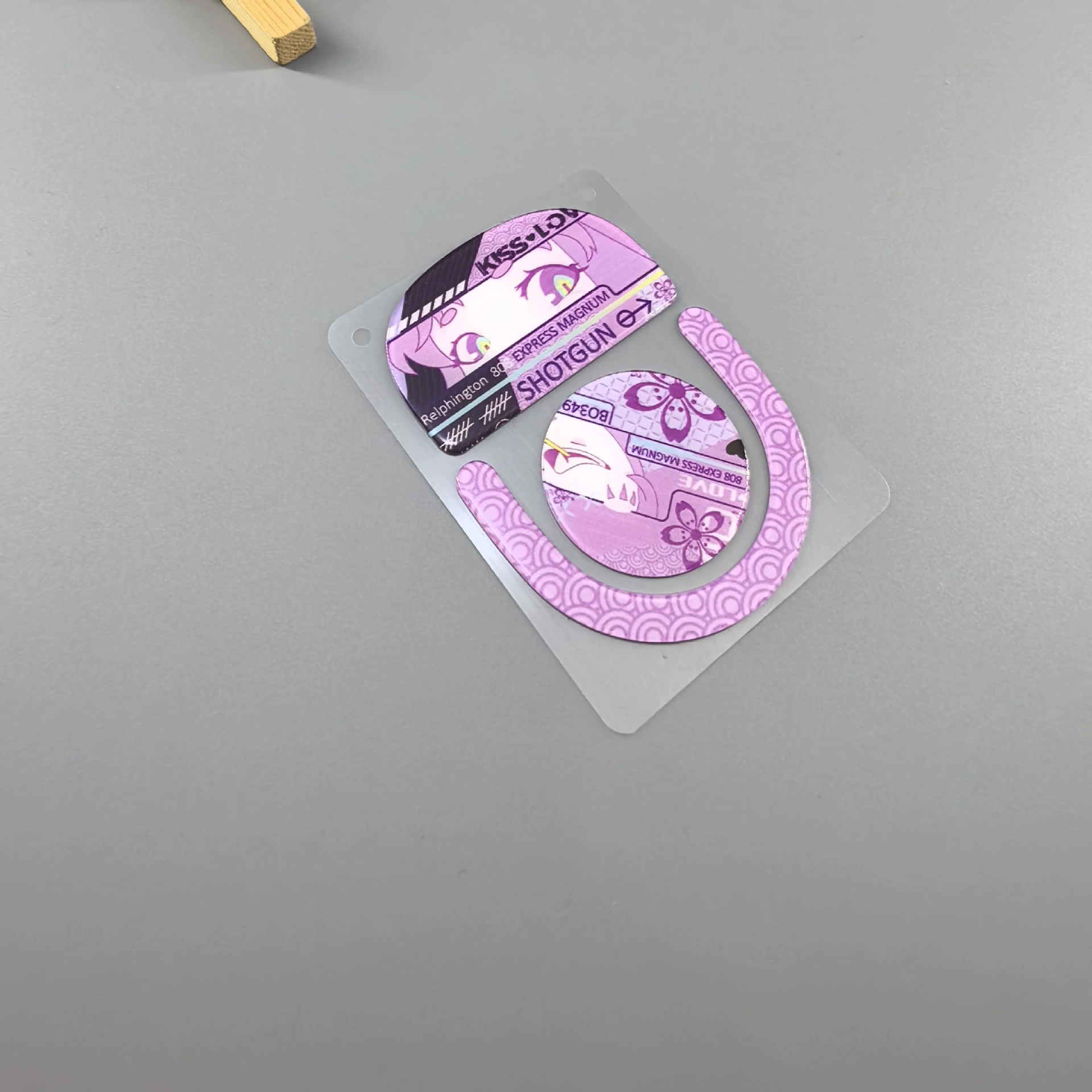 Logitech, compatible glass mouse, non-slip leg stickers, second generation, 2G, G502