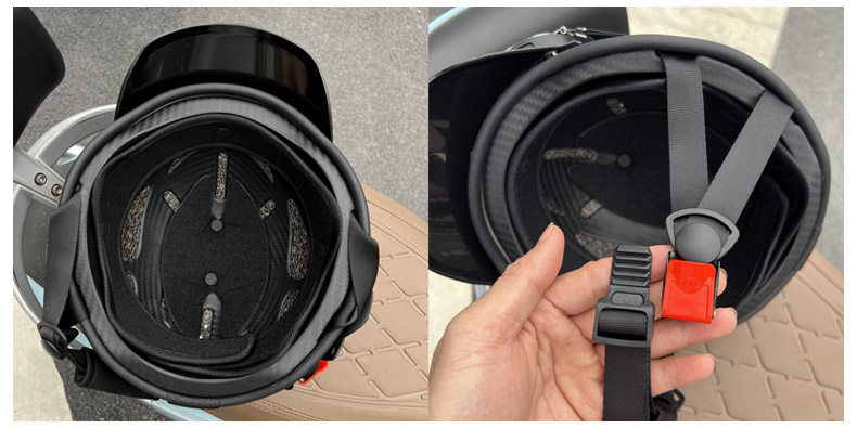 Retro Motorcycle Helmet 3C Certified Electric Vehicle Safety Helmet Men's and Women's Half Helmet Summer Sun Protection Safety Helmet Motorcycle Helmet
